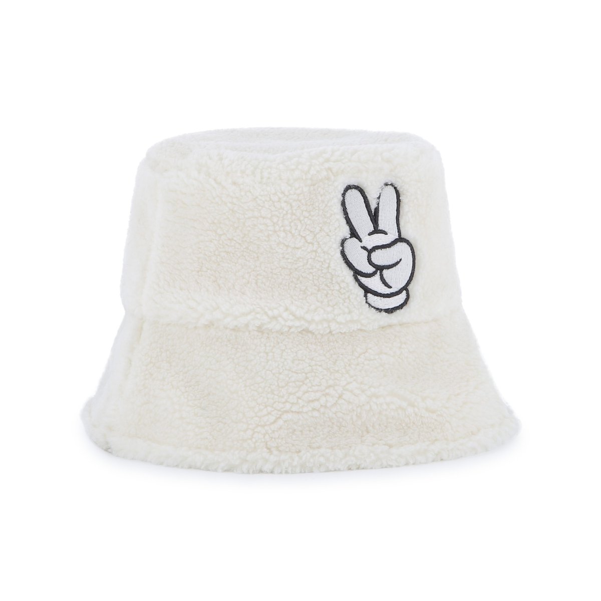 Chapeau à seau brodé à motifs ivoire pastel, MARC JACOBS
