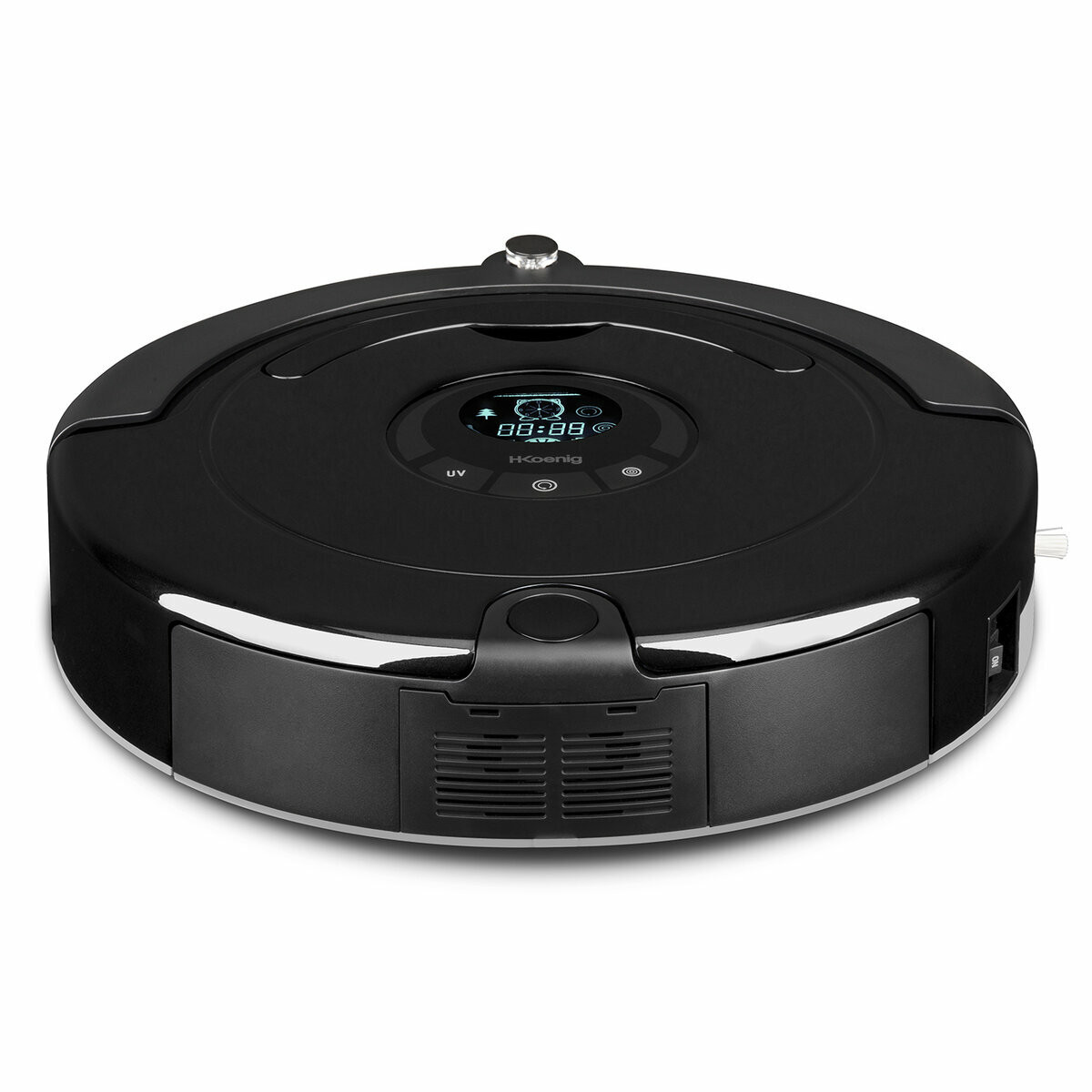 robot aspirateur avec station de charge et telecommande - swr22 noir, H.KOENIG