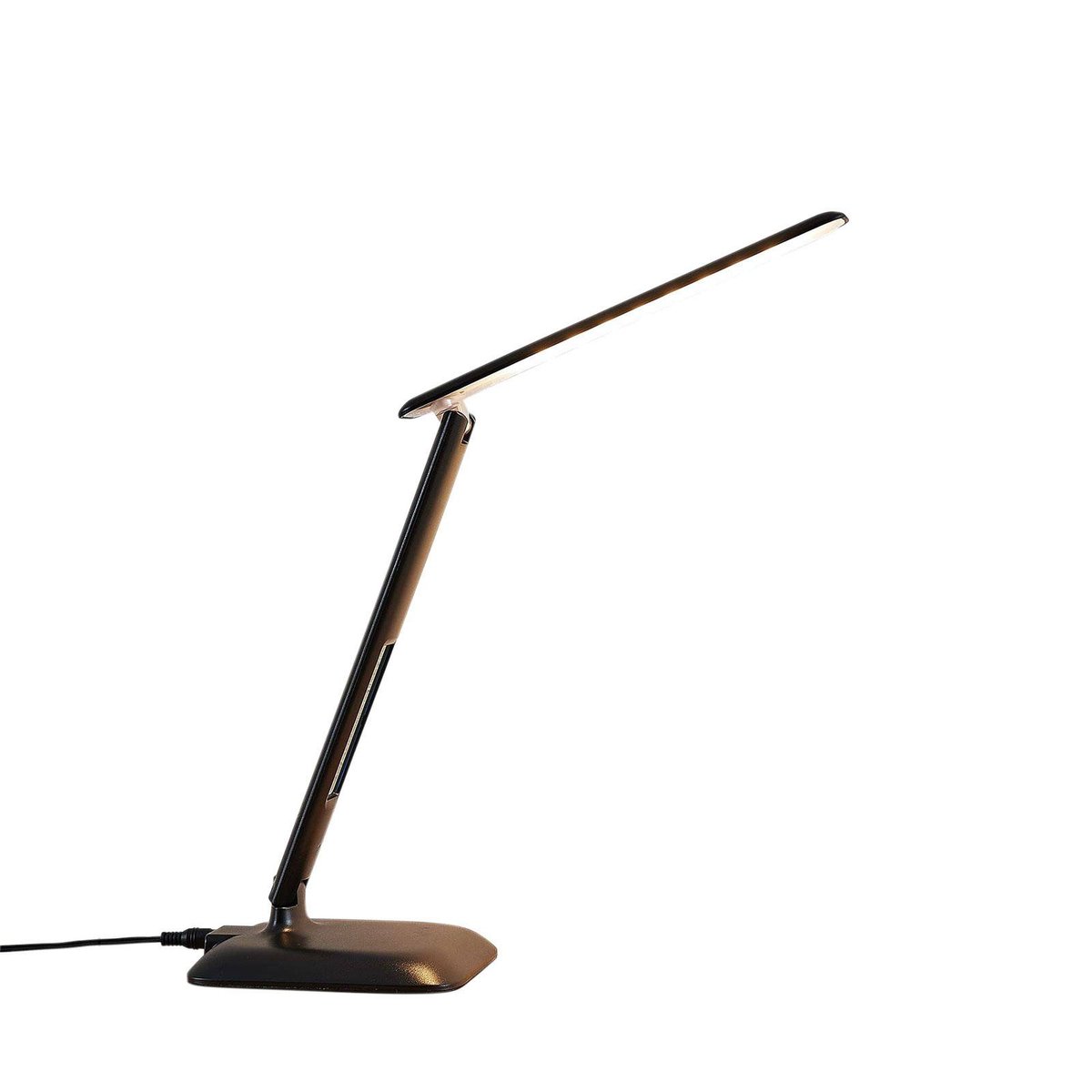 Lampe à poser moderneLED, Ludmilla noir, LINDBY