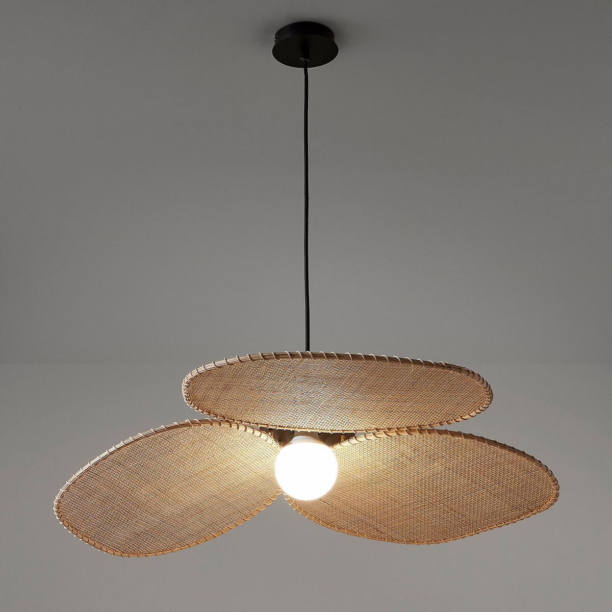 Canopée small pedant lamp, designed by Emmanuel Gallina natural, EMMANUEL GALLINA X AM.PM