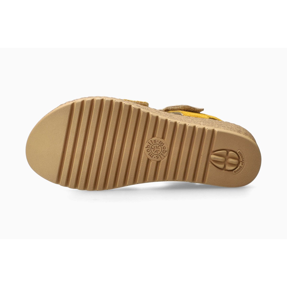 Sandales en cuir NOOR jaune 5145, MEPHISTO