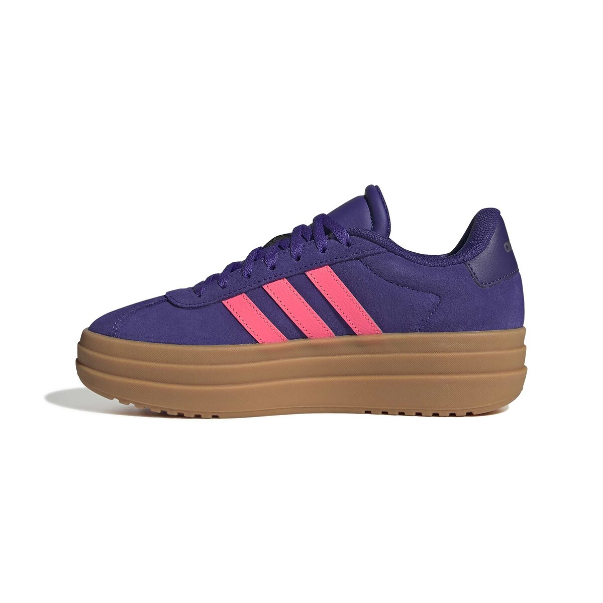 Zapatillas de piel VL COURT BOLD azul marino/rosa , ADIDAS SPORTSWEAR
