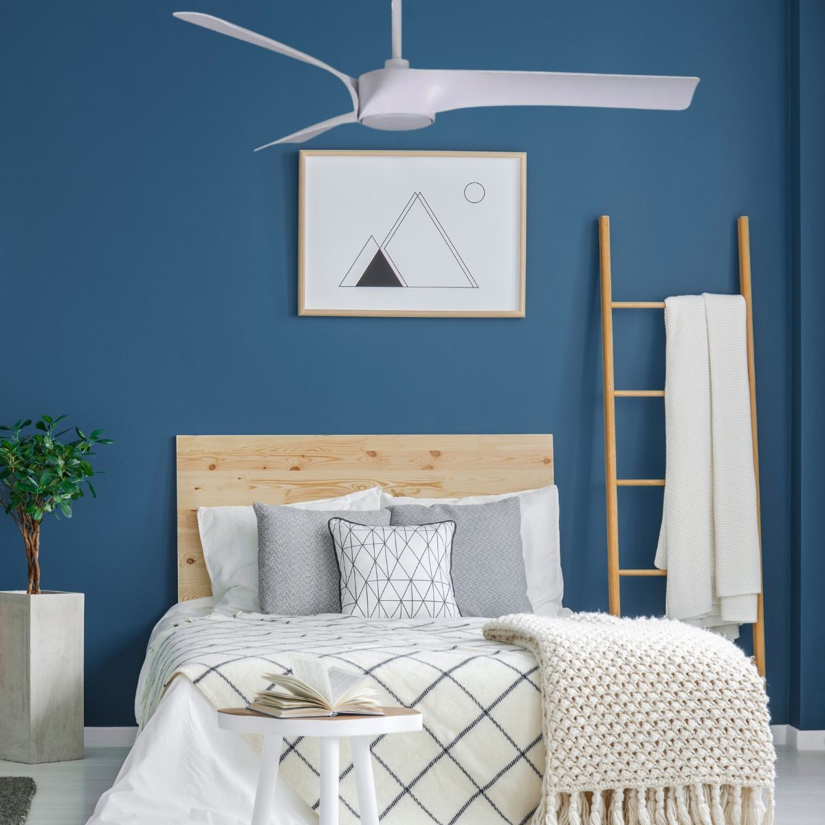 Ventilateur plafond LINE blanc - blanc, BOUTICA-DESIGN