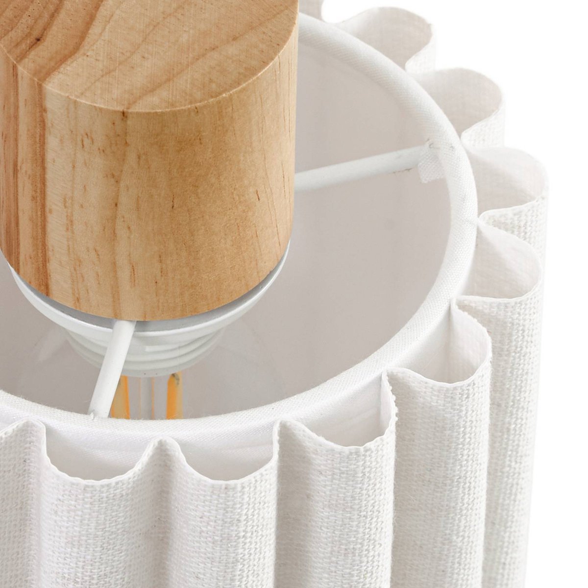 Applique en bois moderne, Shiloh bois clair, beige, LINDBY
