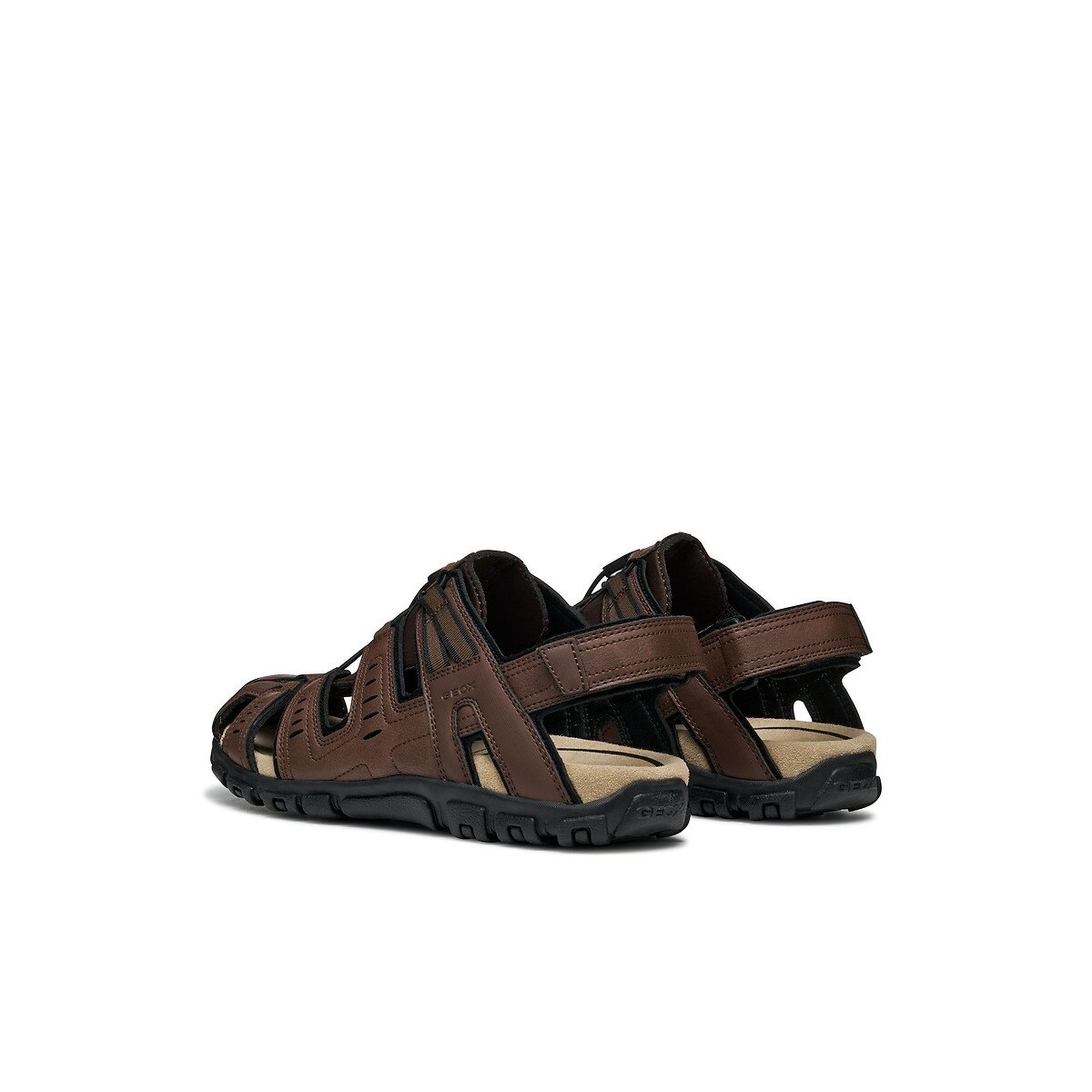 Sandales respirantes Strada marron, GEOX
