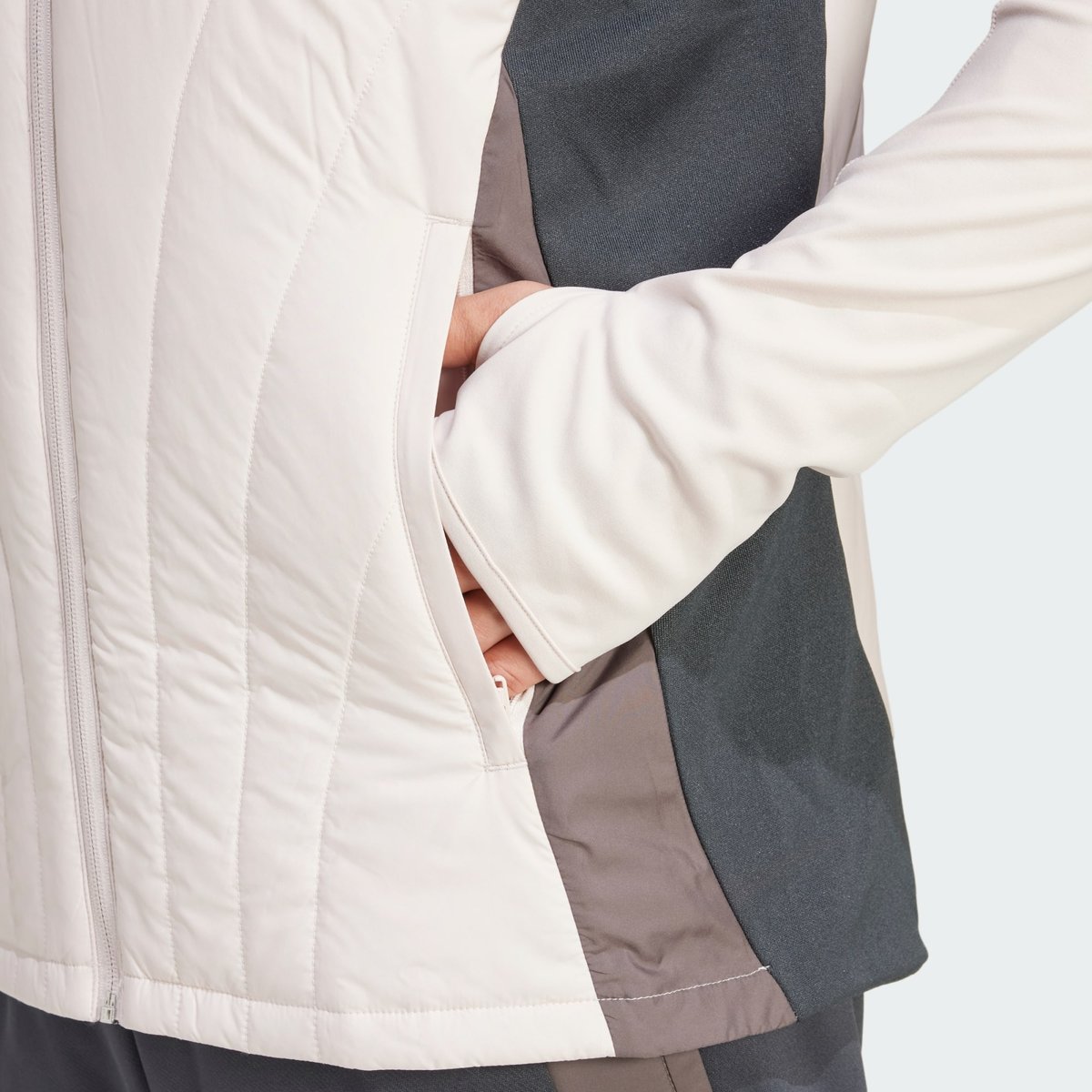 Veste sans manches Real Madrid Winterized putty mauve / grey / charcoal, adidas Performance