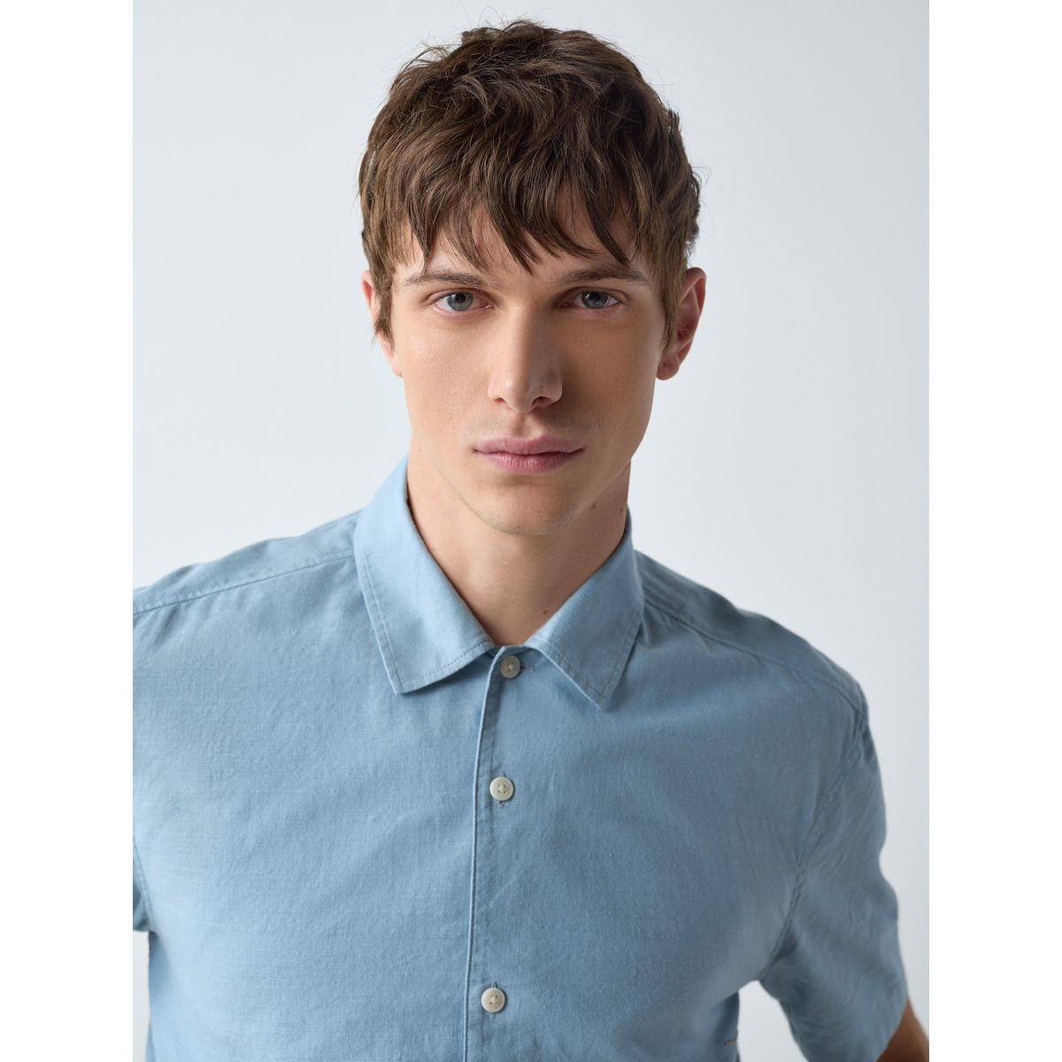 Chemise à manches courtes et motif hokusai bleu, NEXT