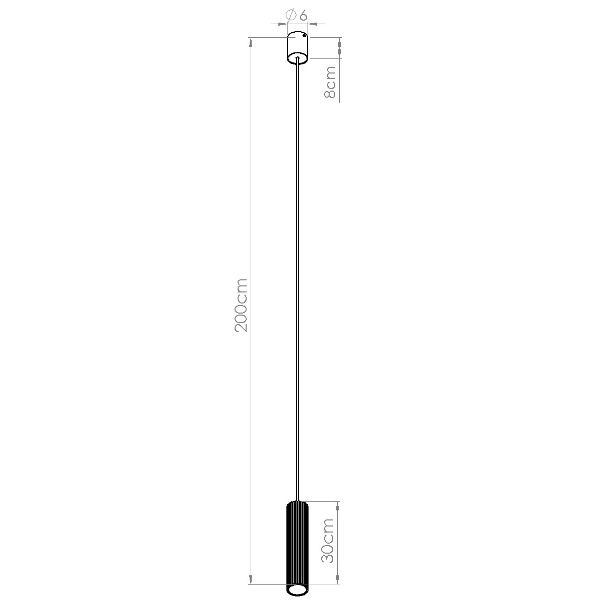 Suspension Aluminium Taupe LED 1 Ivar taupe, EDEN