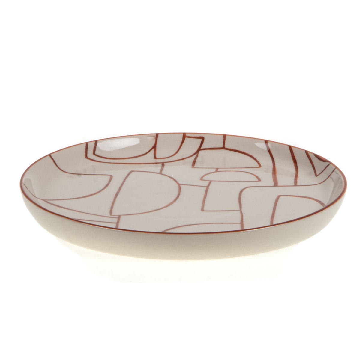 Assiette plate Ambre 26 cm (lot de 6) jaune, AMADEUS