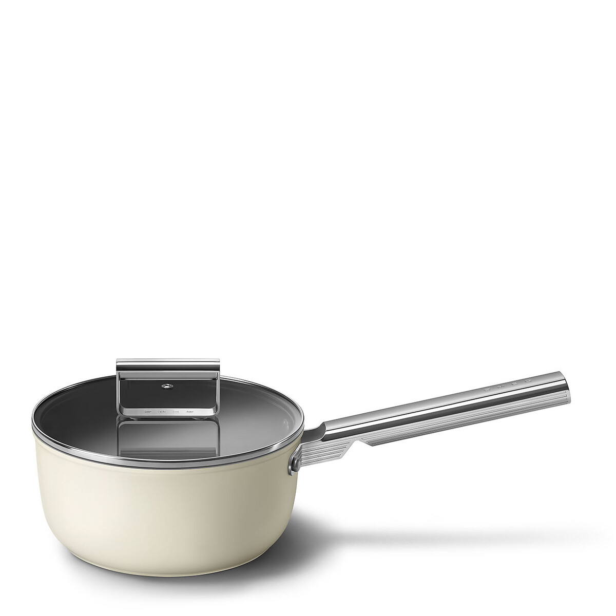 Tacho antiaderente, 20cm, SMEG creme, SMEG