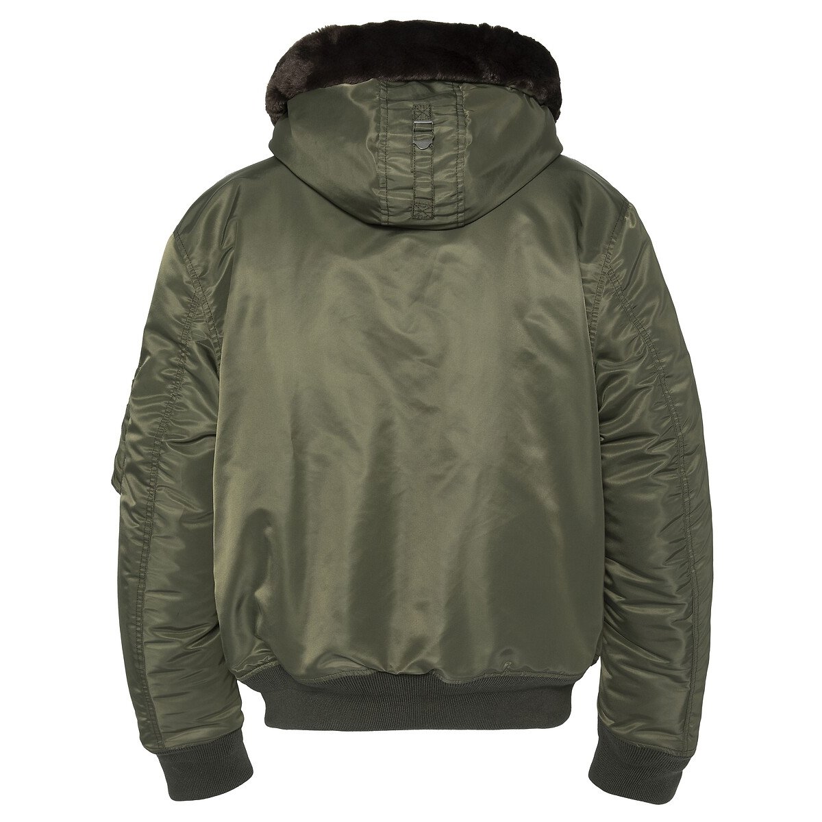 Bomber unisexe, à capuche, AIVEWOOD kaki, SCHOTT