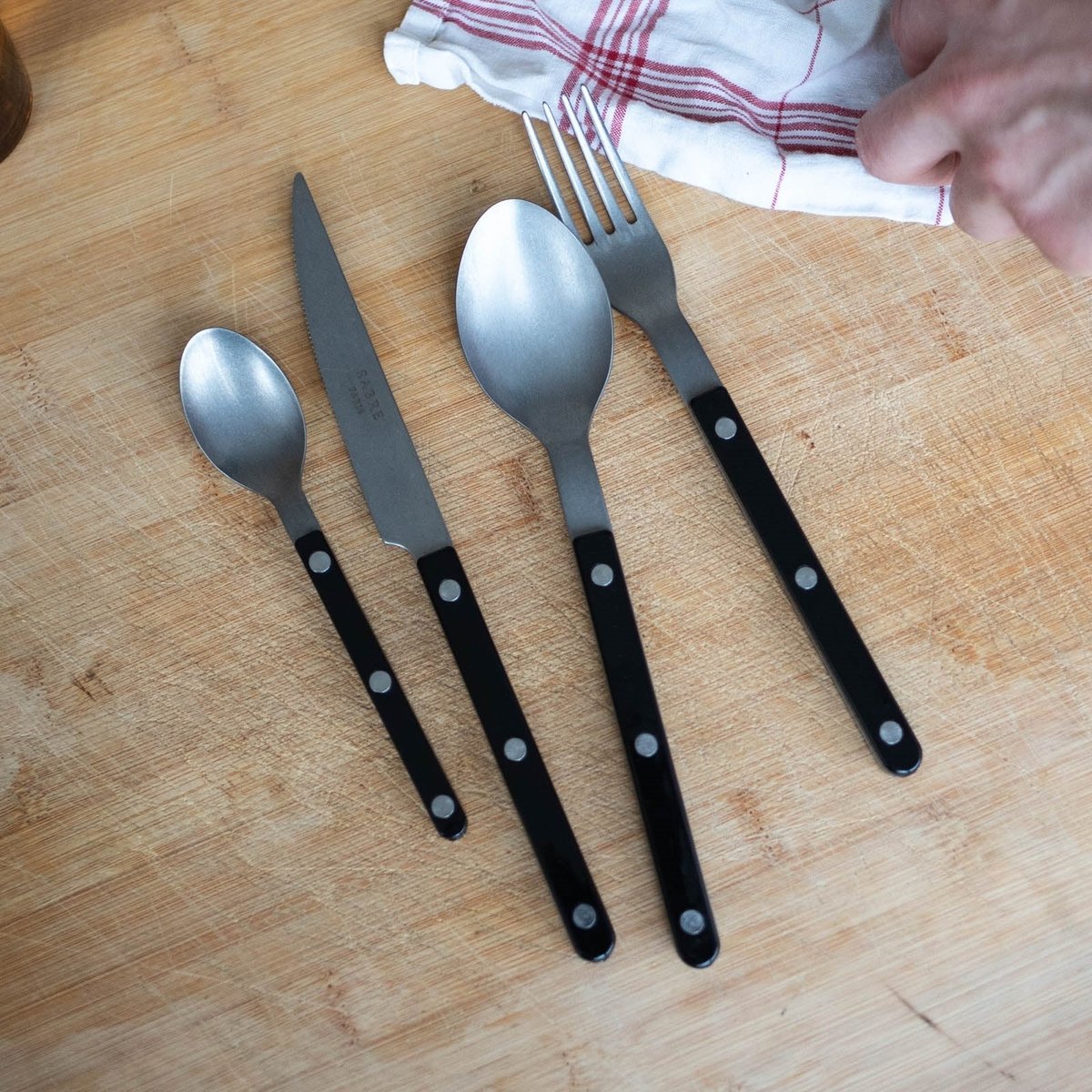 Ménagère 48 pièces, Bistrot Vintage noir, SABRE