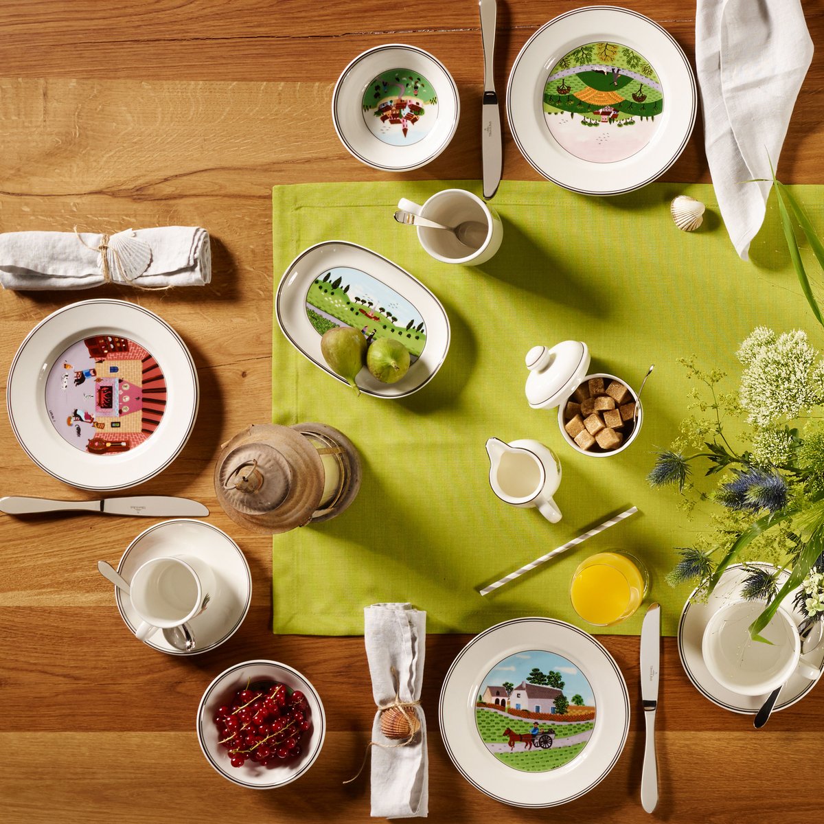 Assiette Creuse, Paysan DESIGN NAIF multicolore, VILLEROY & BOCH