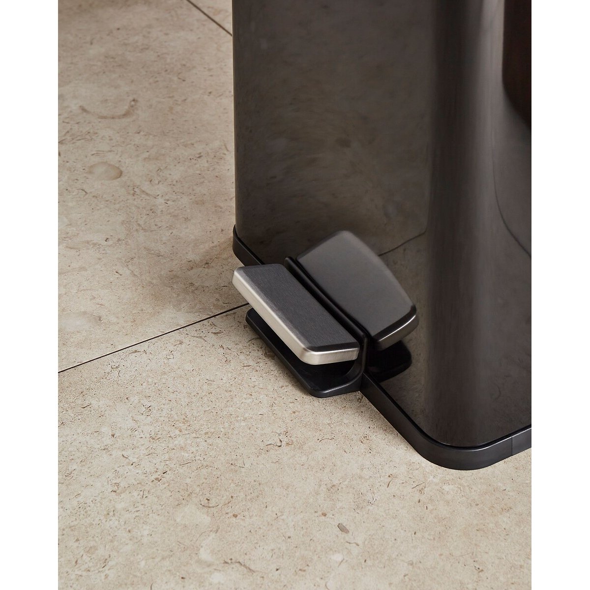 30L Rectangular Kitchen Bin black, MORPHY RICHARDS