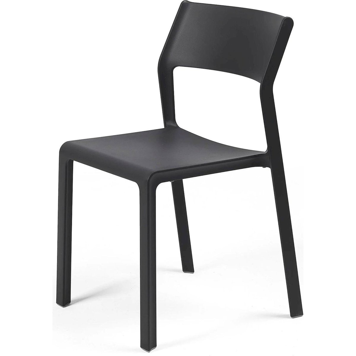 Chaise de jardin empilable design TRILL gris, RECOLLECTION
