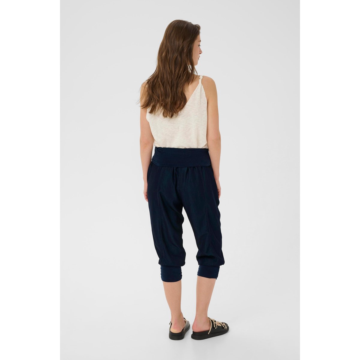 Pantalon casual bleu navy blazer, CREAM