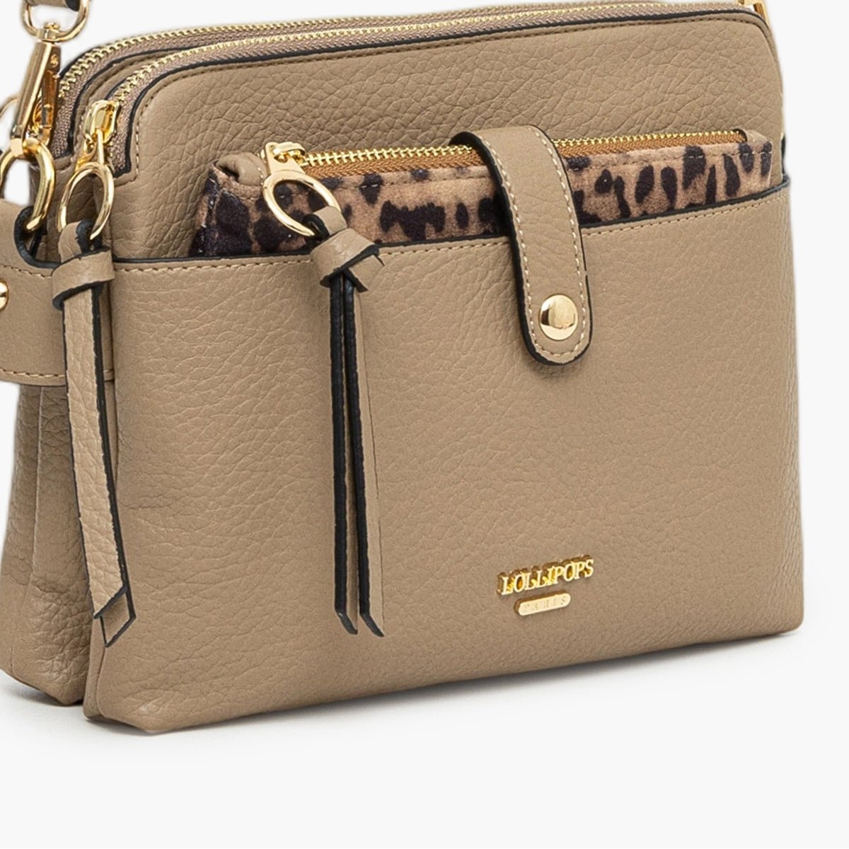 Sac multi poches Tim doré,taupe, LOLLIPOPS
