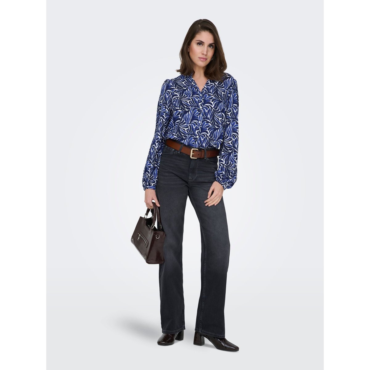 Chemise bleue - surf the web, ONLY