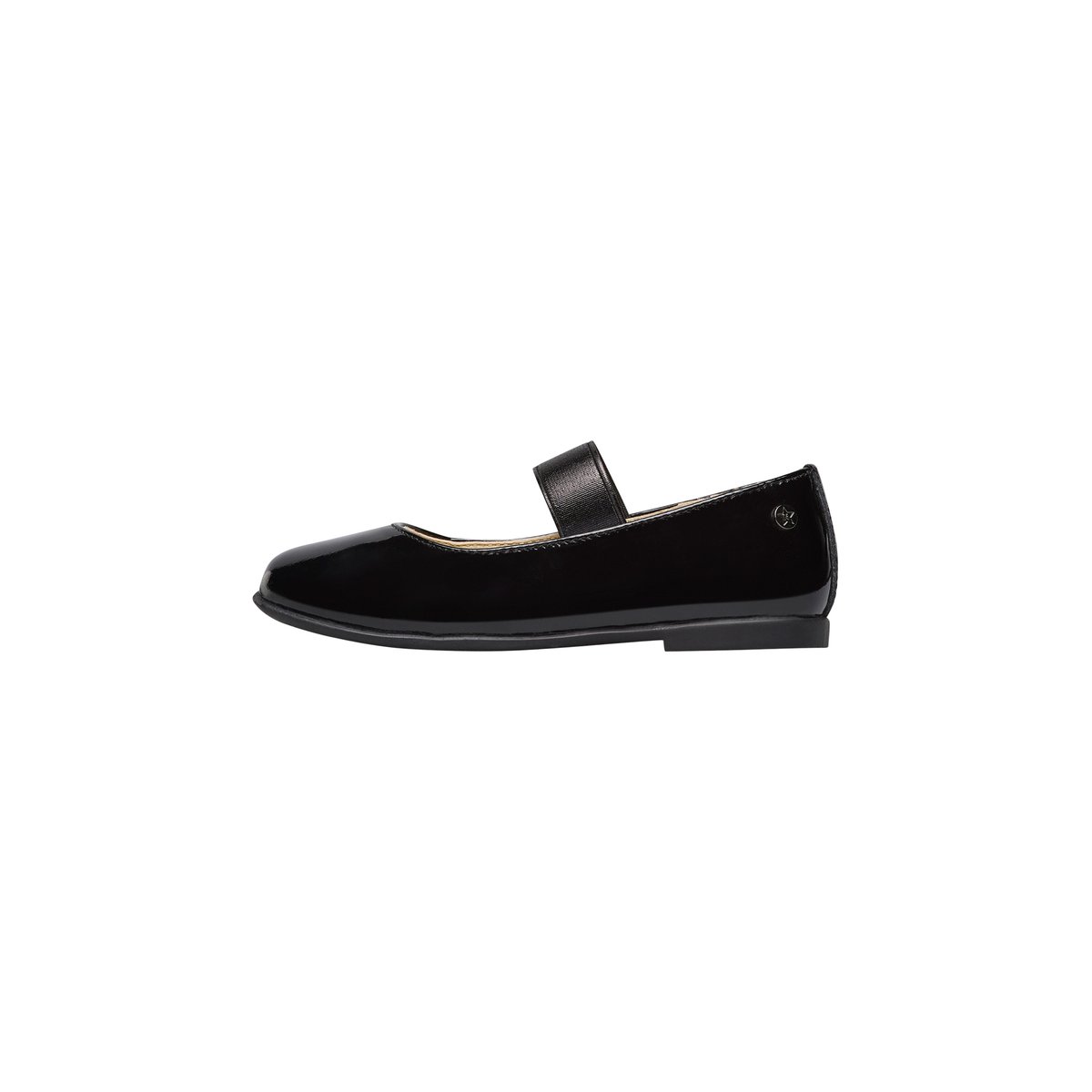 Ballerines en cuir verni VALY noir-, NATURINO