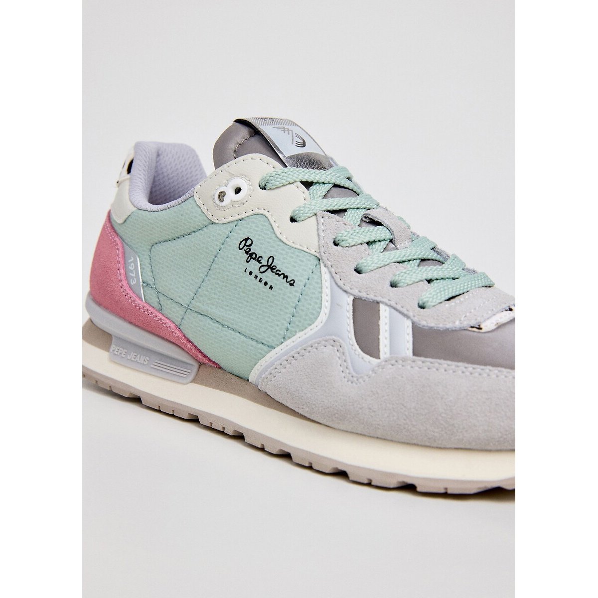 Baskets Brit Glen gris, PEPE JEANS
