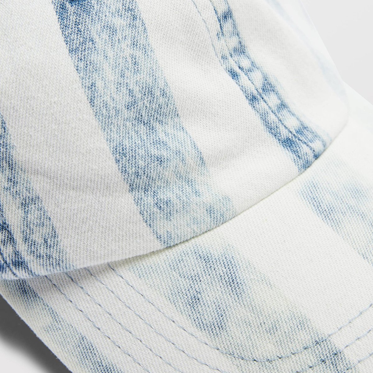 Casquette denim rayée forever blue, MONOPRIX