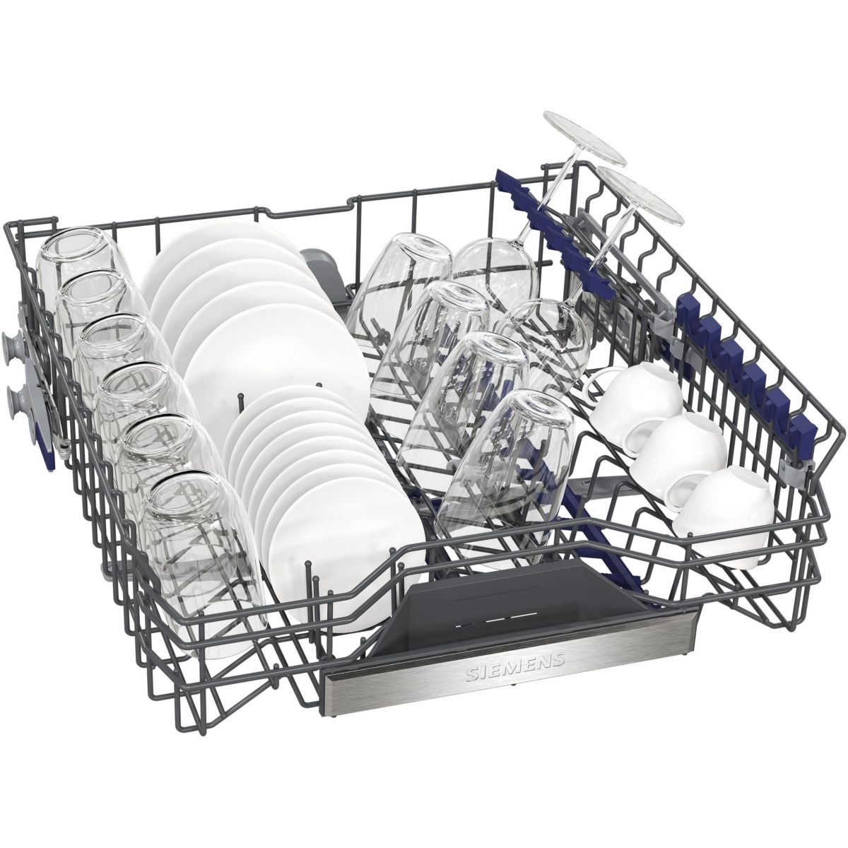 Lave vaisselle encastrable SN95EX12CE, iQ500, glassZone tout intégrable, SIEMENS