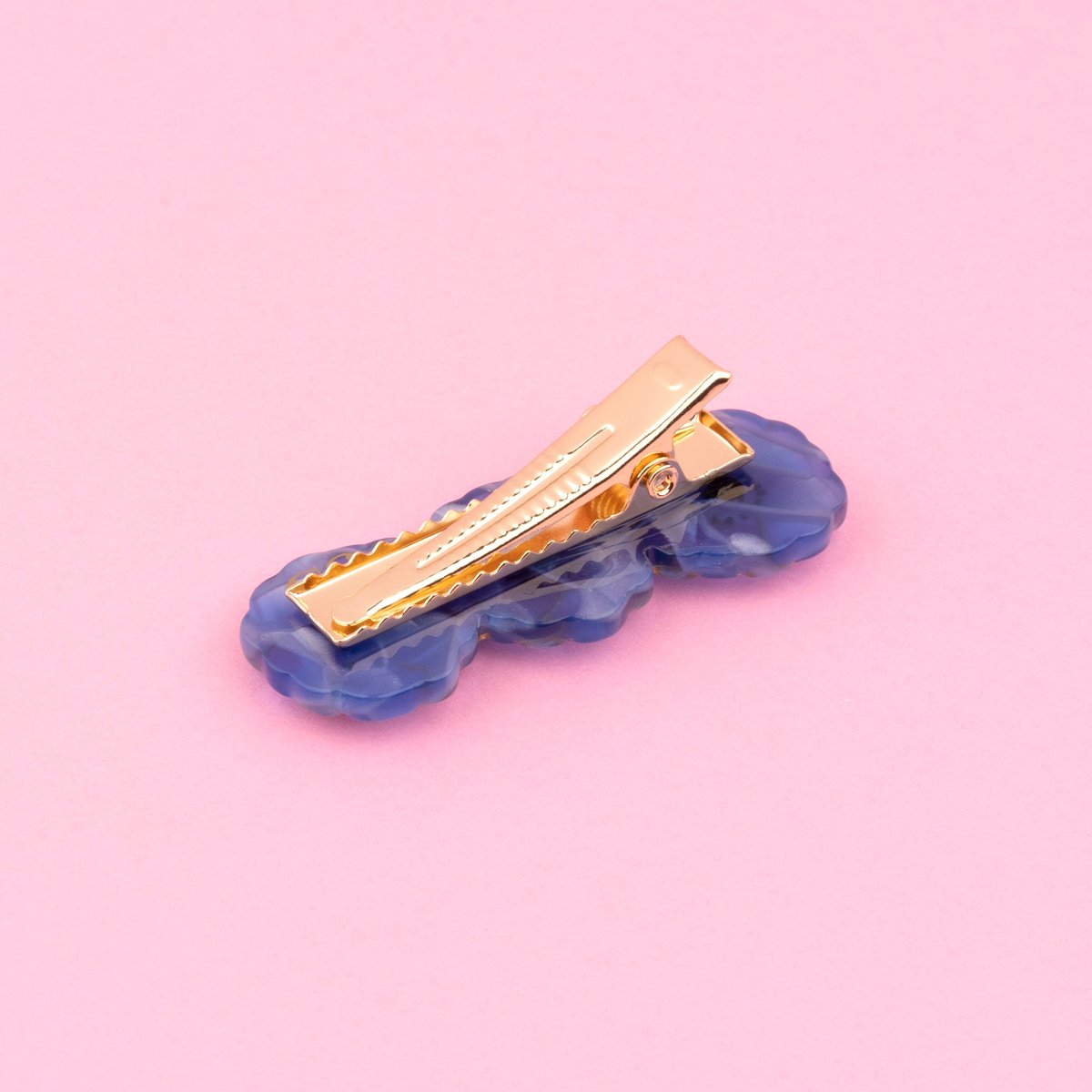 Barrette ANEMONE bleu foncé, COUCOU SUZETTE
