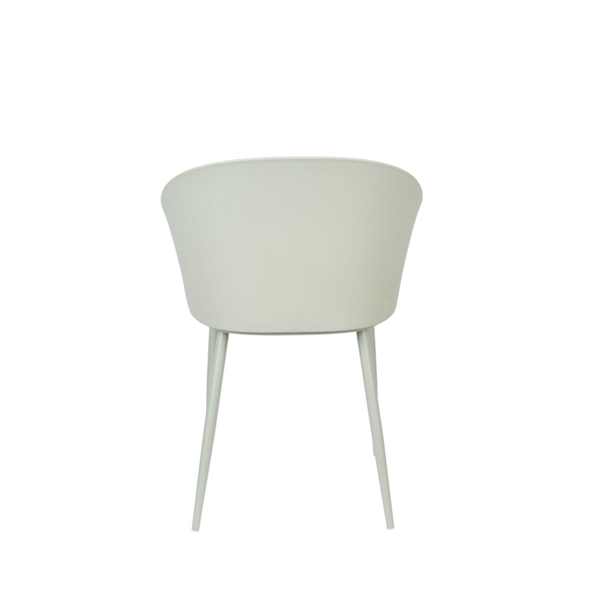 Lot de 2 chaises en résine et métal- GIGI vert d'eau, DRAWER