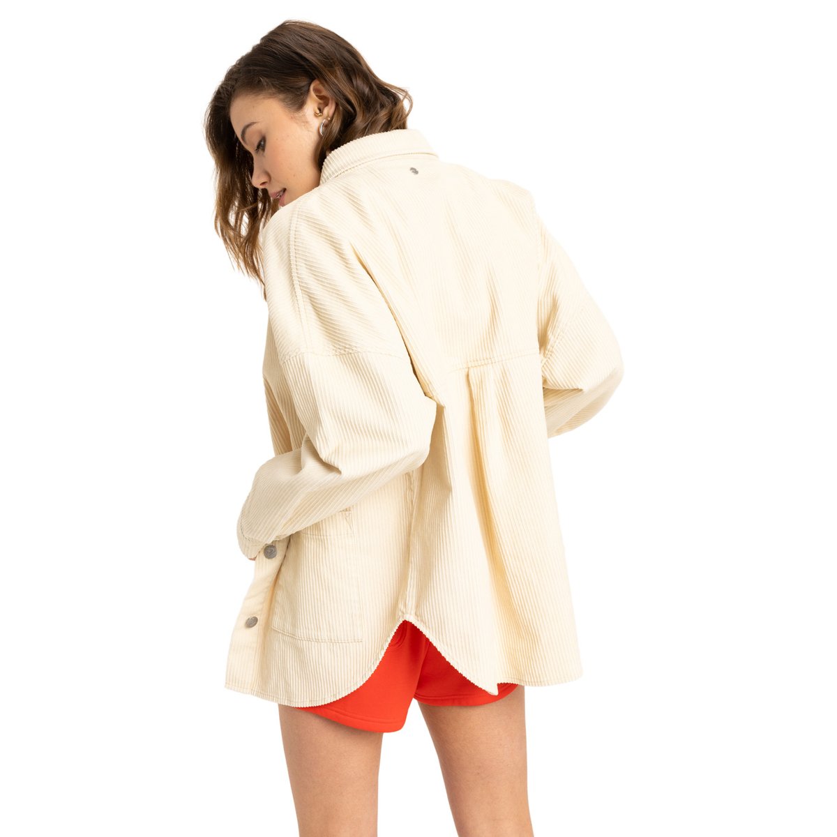 Surchemise manches longues KICK BACK. beige parchment, ROXY