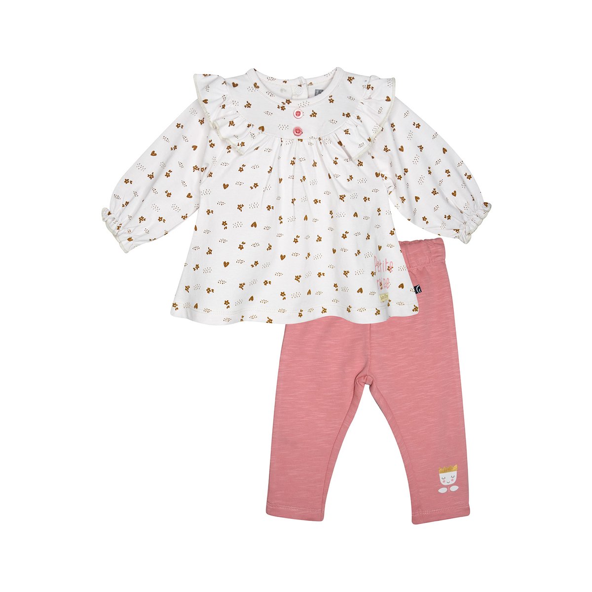 Ensemble tunique jegging priyanka maille rose, SUCRE D'ORGE