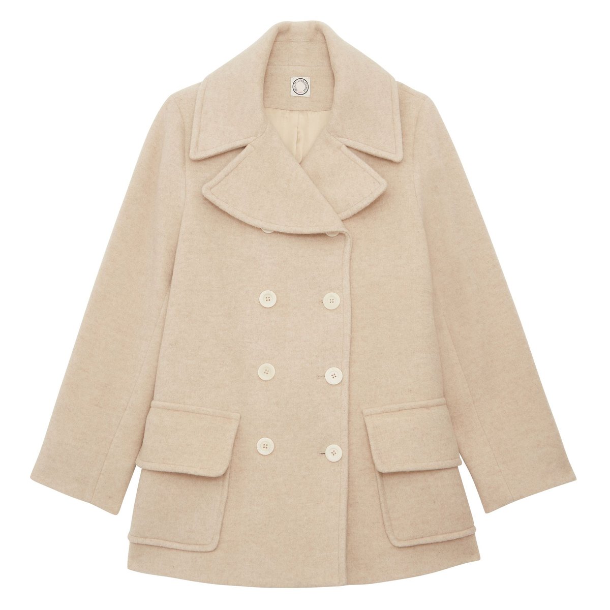 Caban Séraphine beige, INES DE LA FRESSANGE PARIS