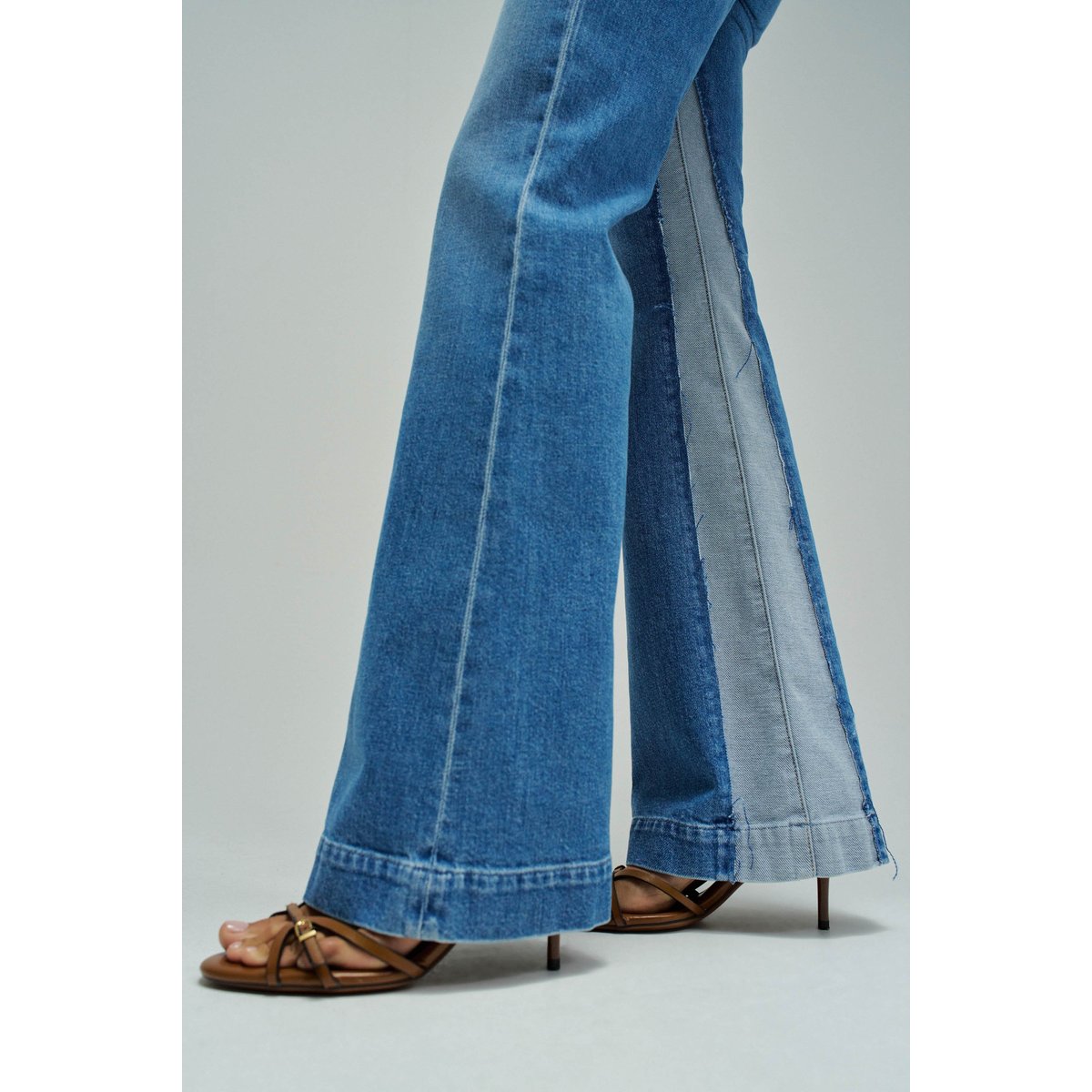 JEAN FAITH PUSH IN FLARE bleu, SALSA JEANS