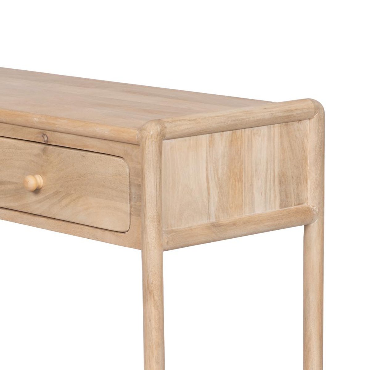 Console 2 tiroirs Alexie 110 cm en manguier naturel - ALEXIE marron, AMADEUS
