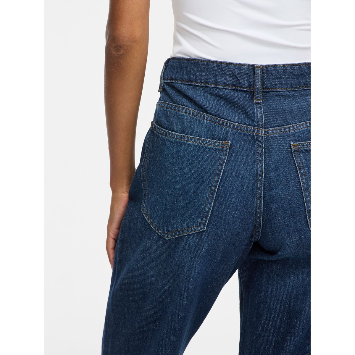Jean À Coupe Ample bleu - dark blue denim1, VILA