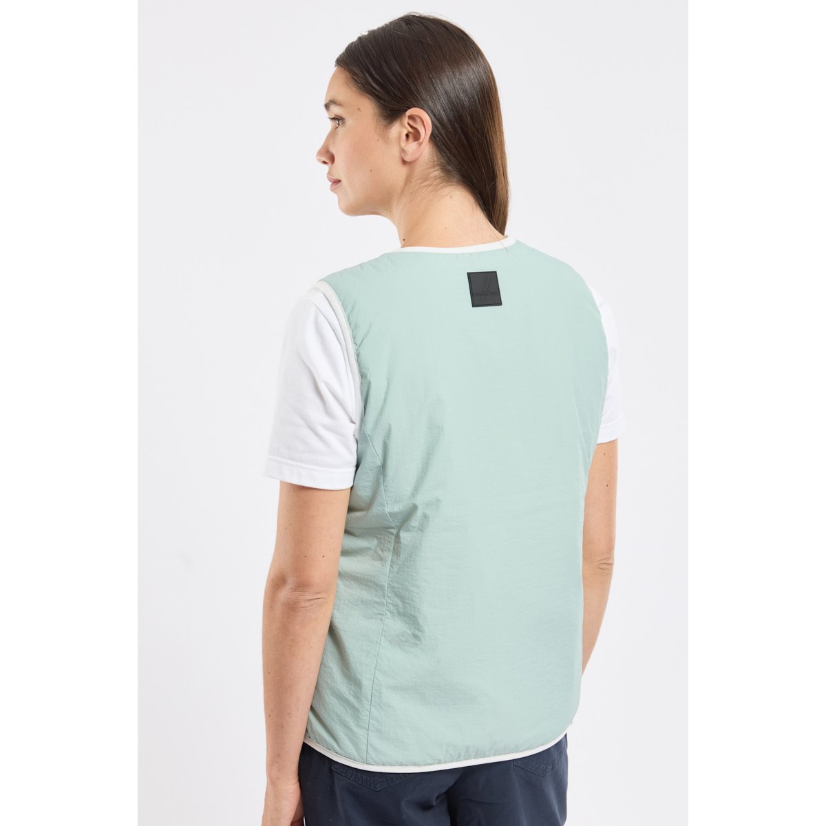 Veste réversible BIELLI milk/eucalyptus, BERMUDES
