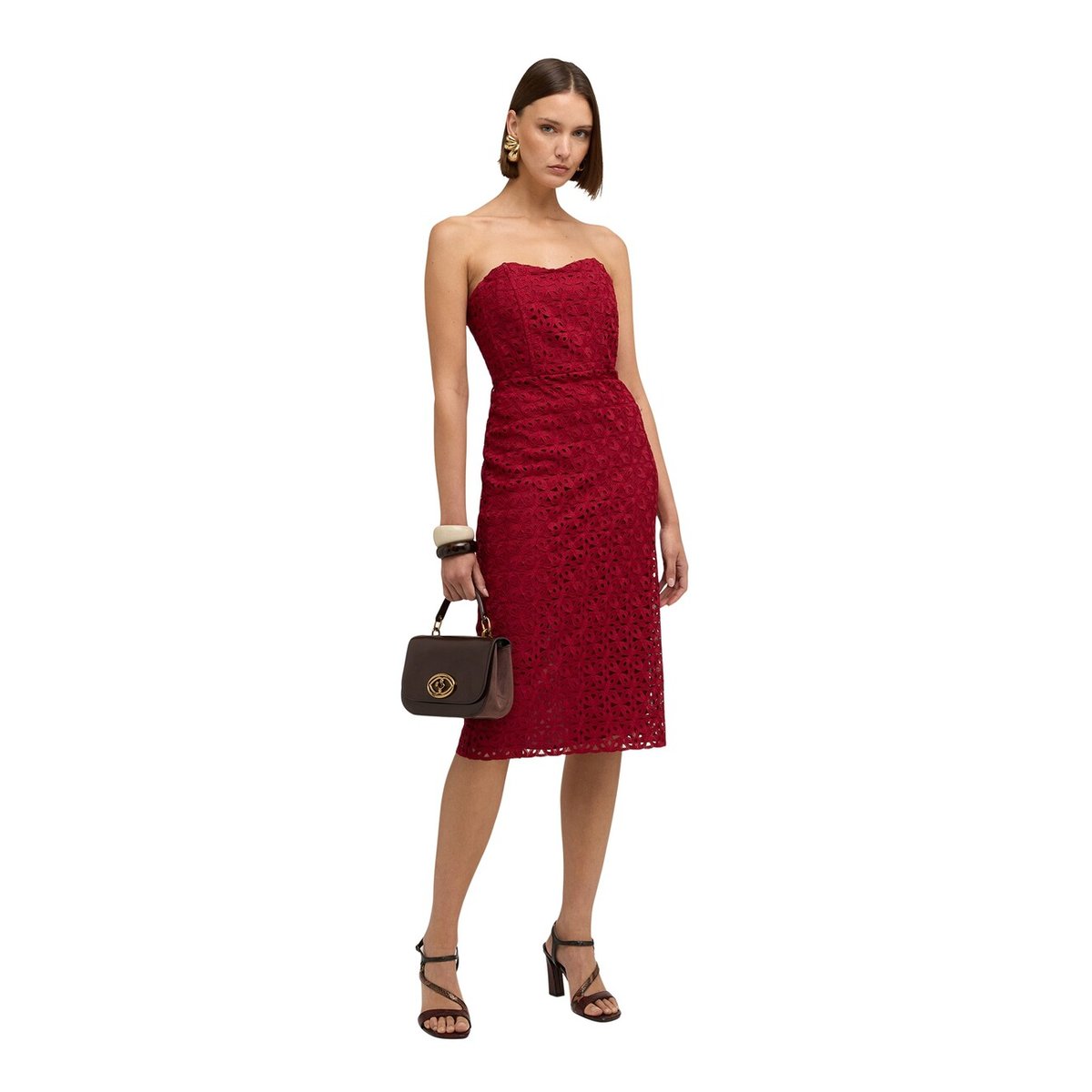 Robe fourreau burgundy, MOTIVI