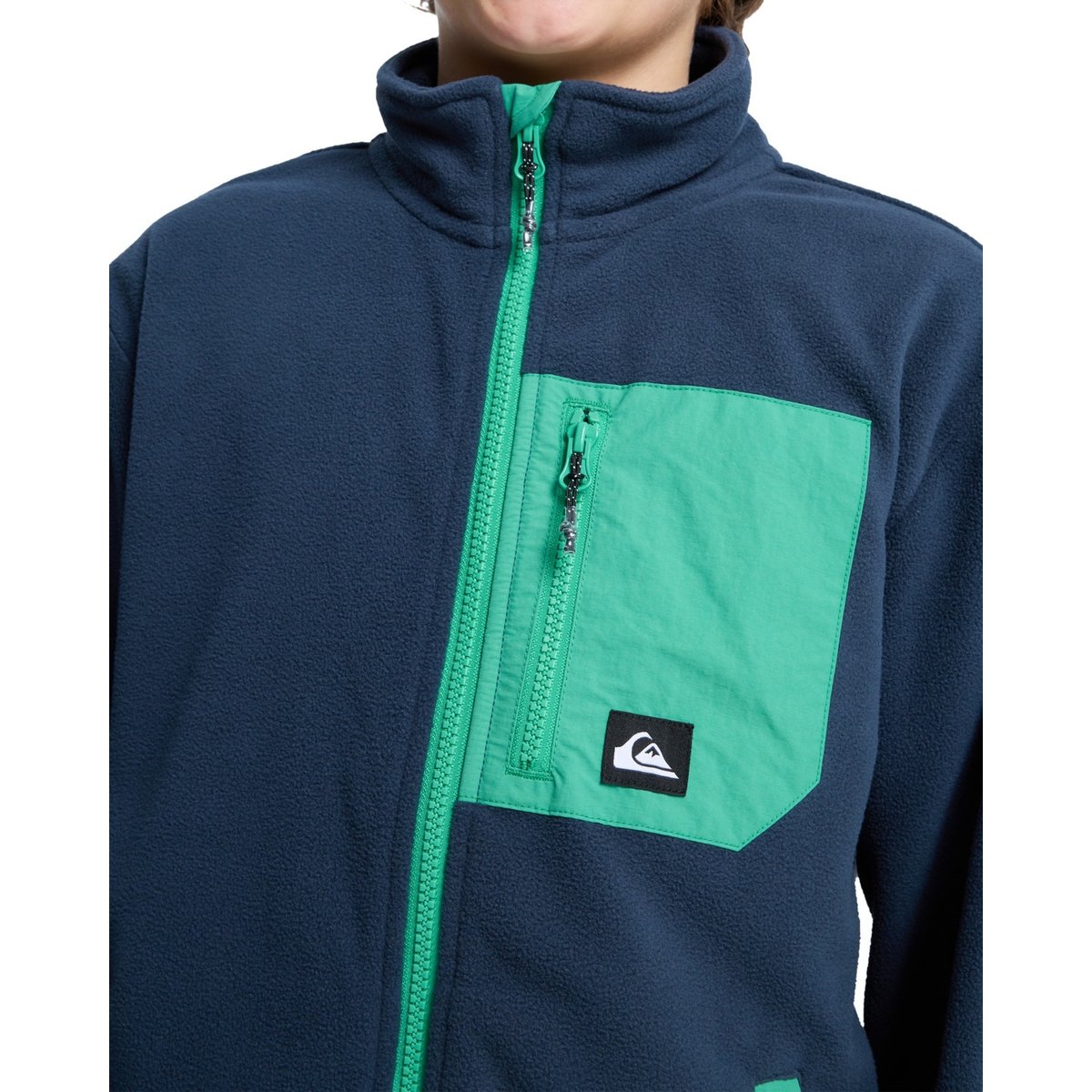 Polaire zippée ICE FIELD bleu dark navy, QUIKSILVER