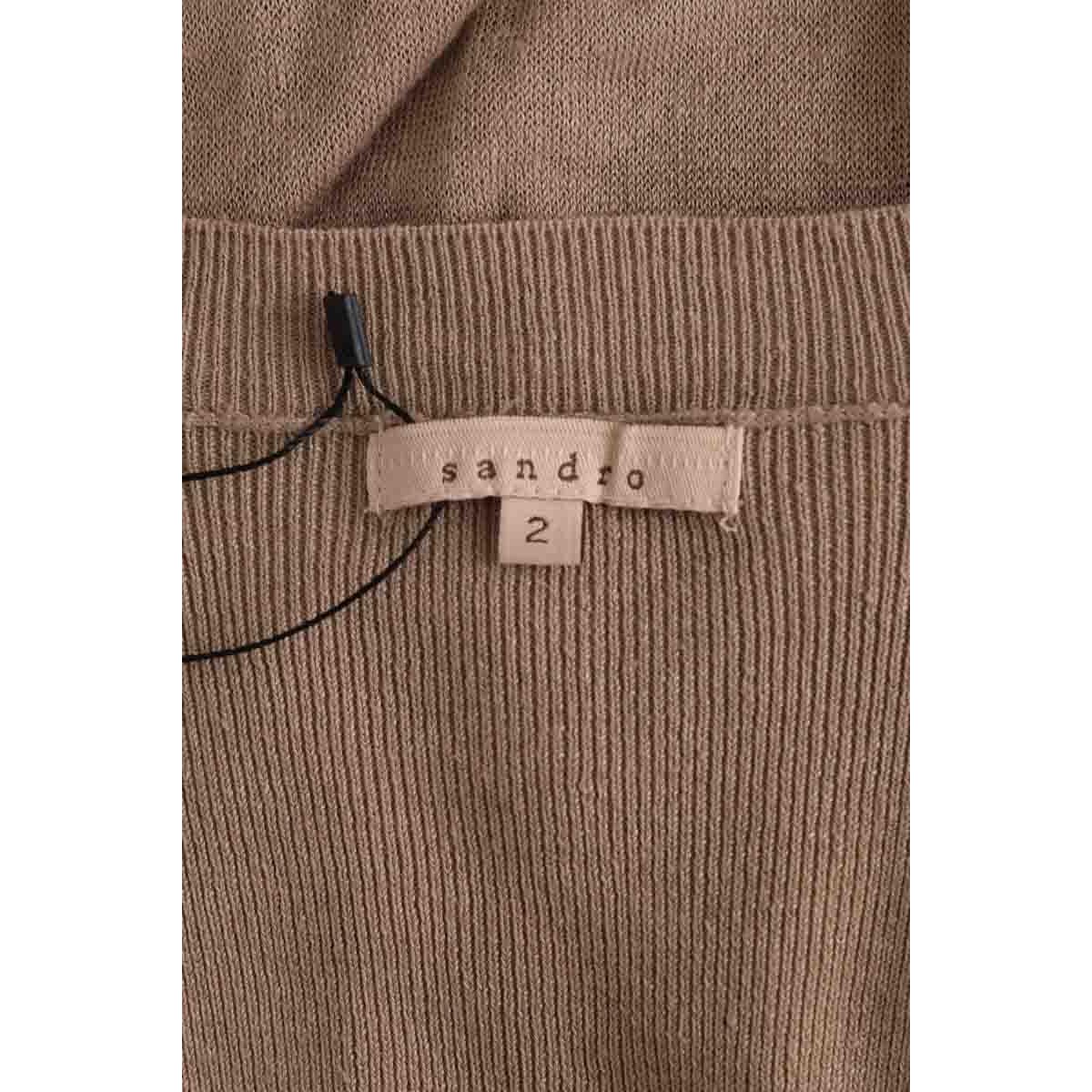 Robe - Très Bon État camel, SANDRO