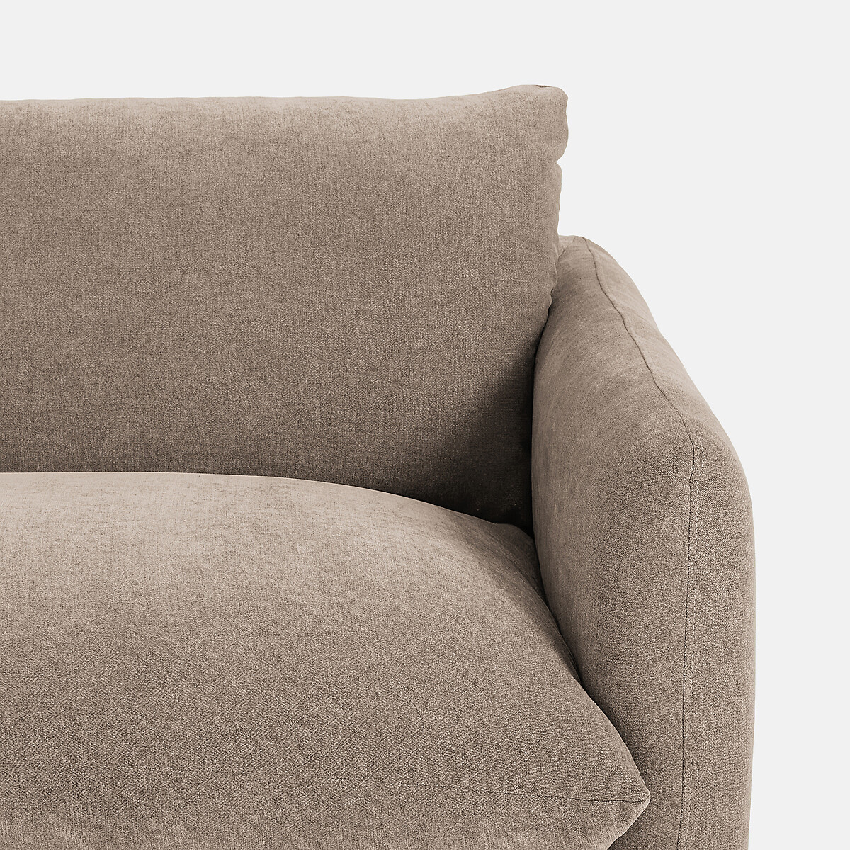 2-, 3- of 4-zits slaapbank in gemêleerd polyester, YDE taupe , LA REDOUTE INTERIEURS