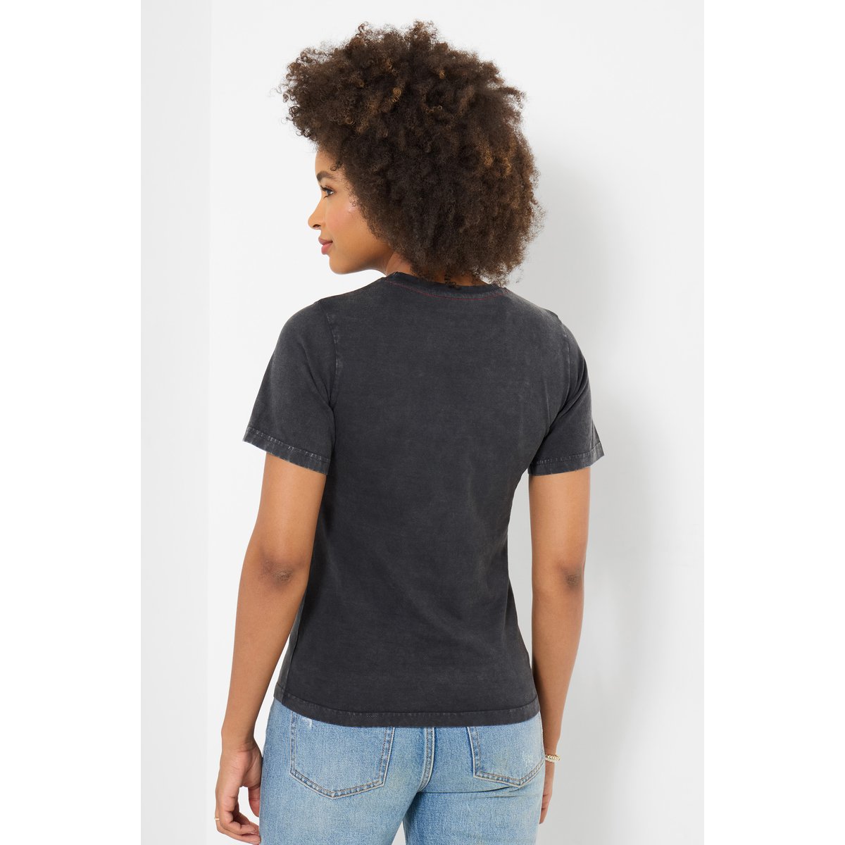 T-shirt à motif rose gris, JOE BROWNS