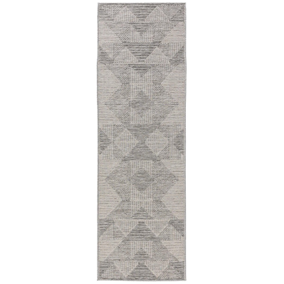 Tapis de couloir d'extérieur & intérieur BRONCO gris, BENUTA