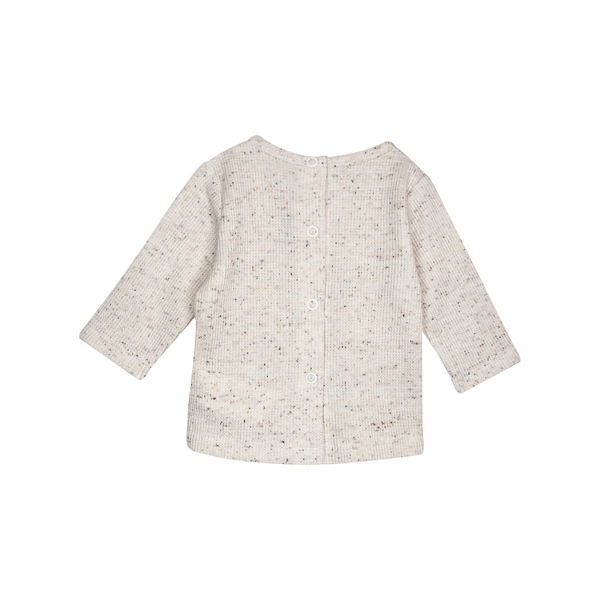 Ensemble tshirt pantalon et bavoir pancho beige, SUCRE D'ORGE