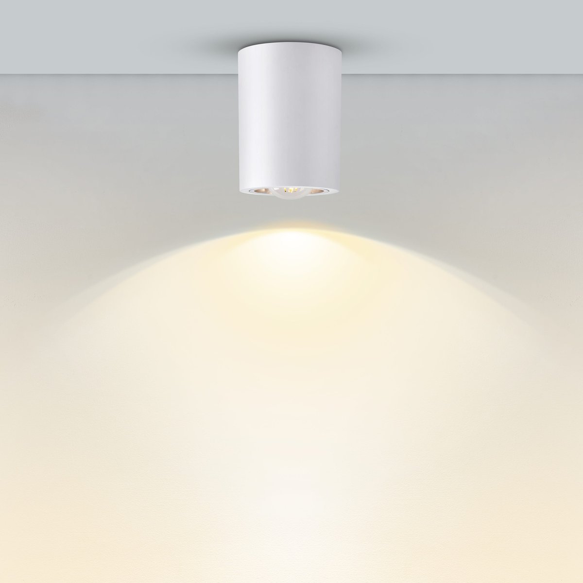 Spot de surface rond, JUPITER blanc, INSPIRE