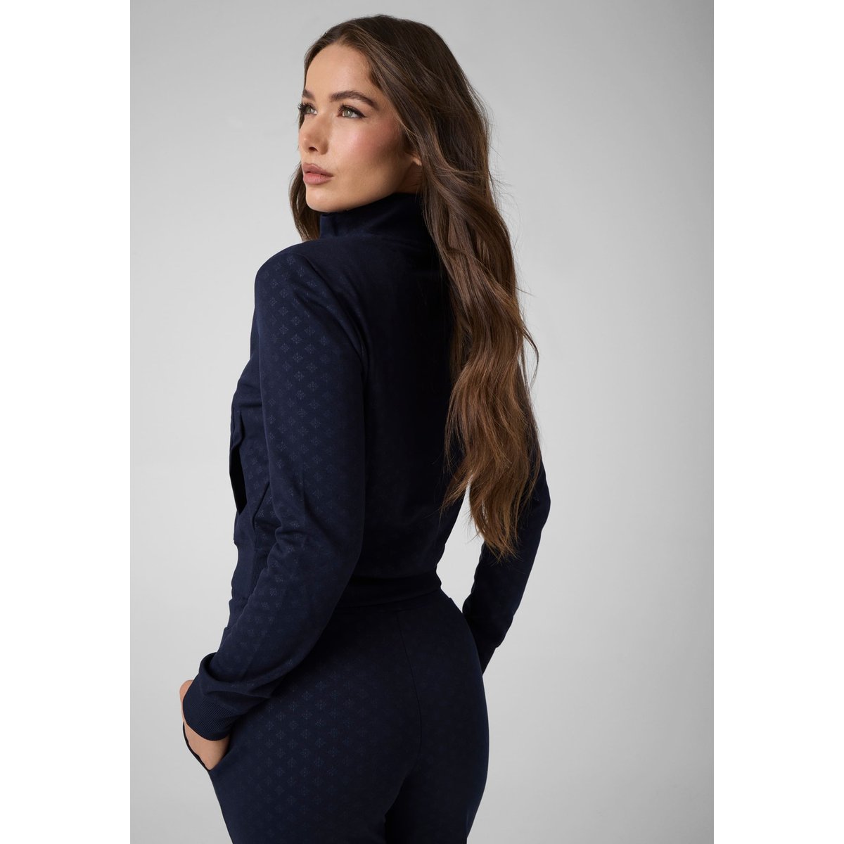 Sweatshirt En Mélange De Viscose bleu foncé, GUESS