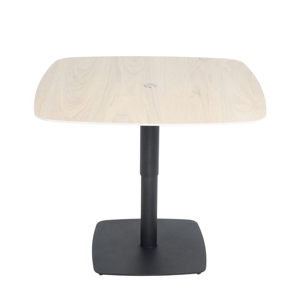 Table carrée en céramique réglable en hauteur LUGANO décor chêne, PIER IMPORT