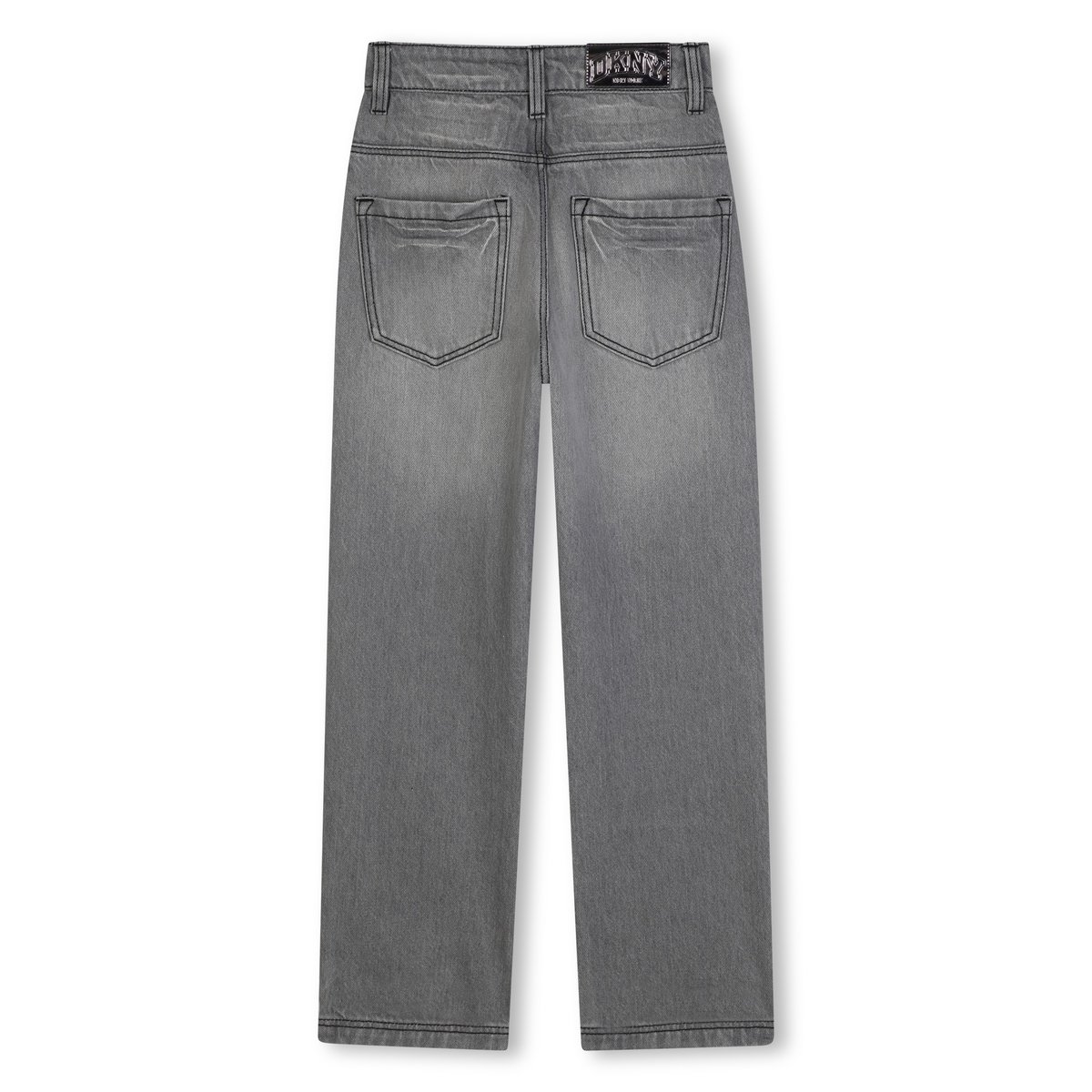 Pantalon en denim denin black lave, DKNY
