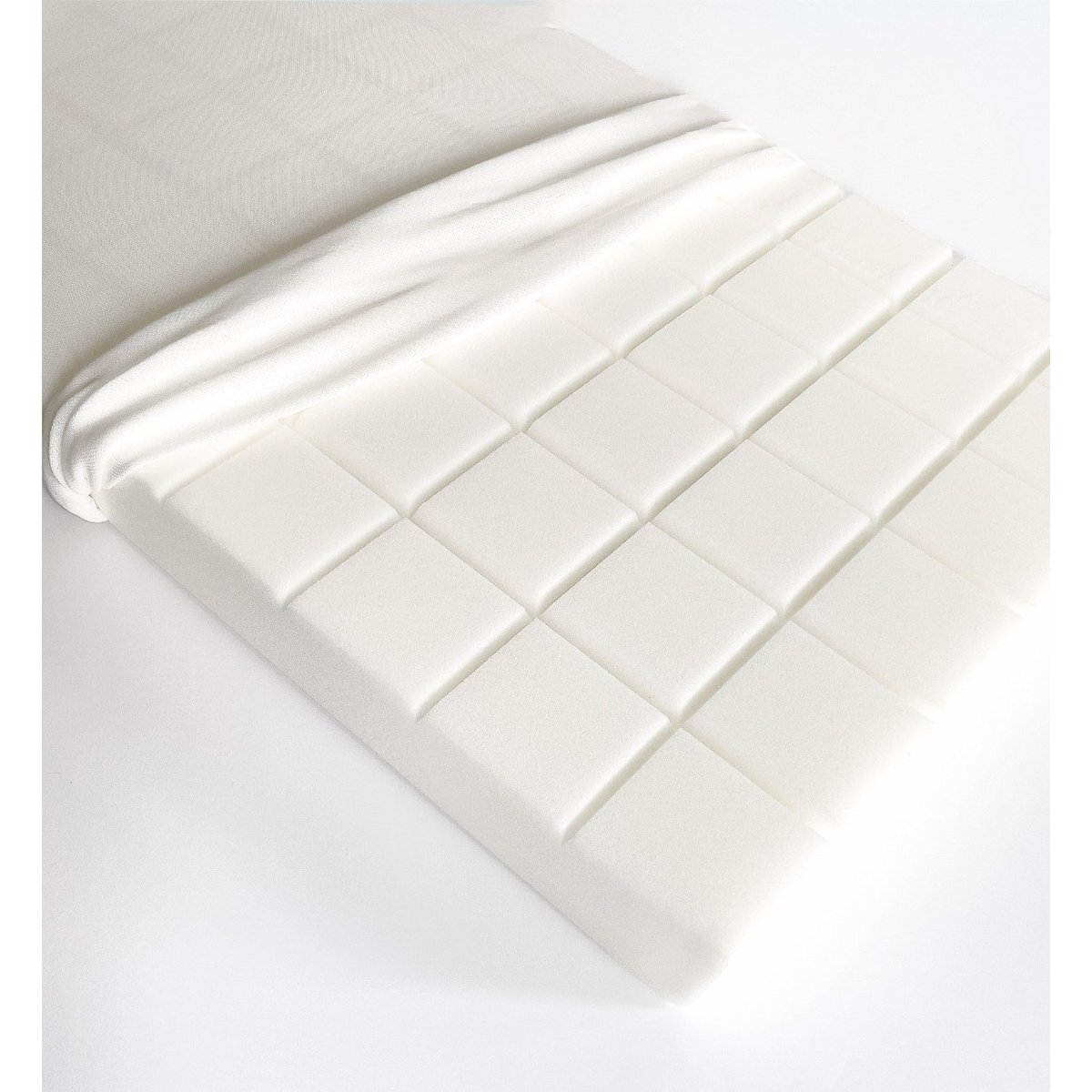 Matelas Bébé avec housse lavable ALOE R blanc, KADOLIS