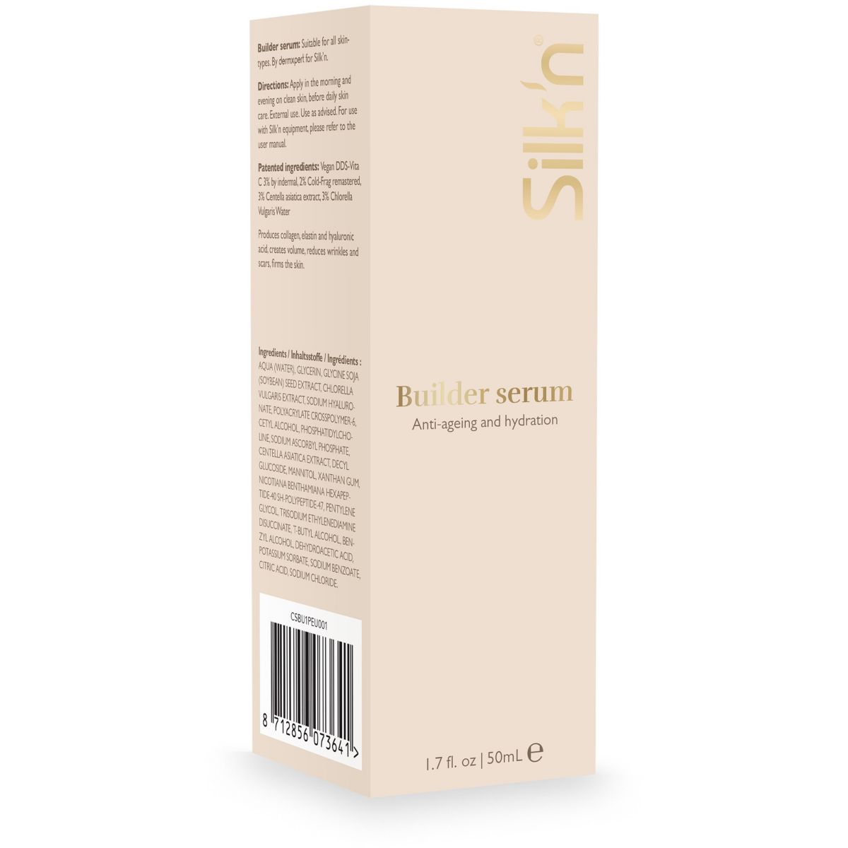 Sérum 50ml Serum Anti-age et Hydratation couleur unique, SILKN