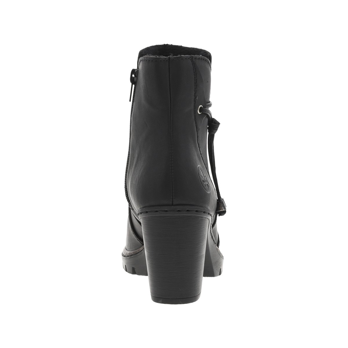 Bottines Talon Cuir Minato noires, RIEKER