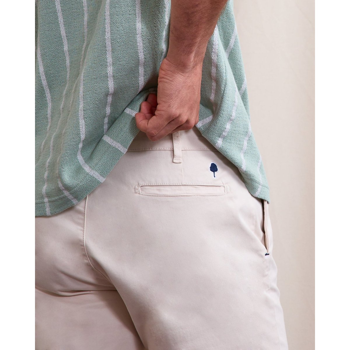 Short chino SAULIEU écru, FAGUO